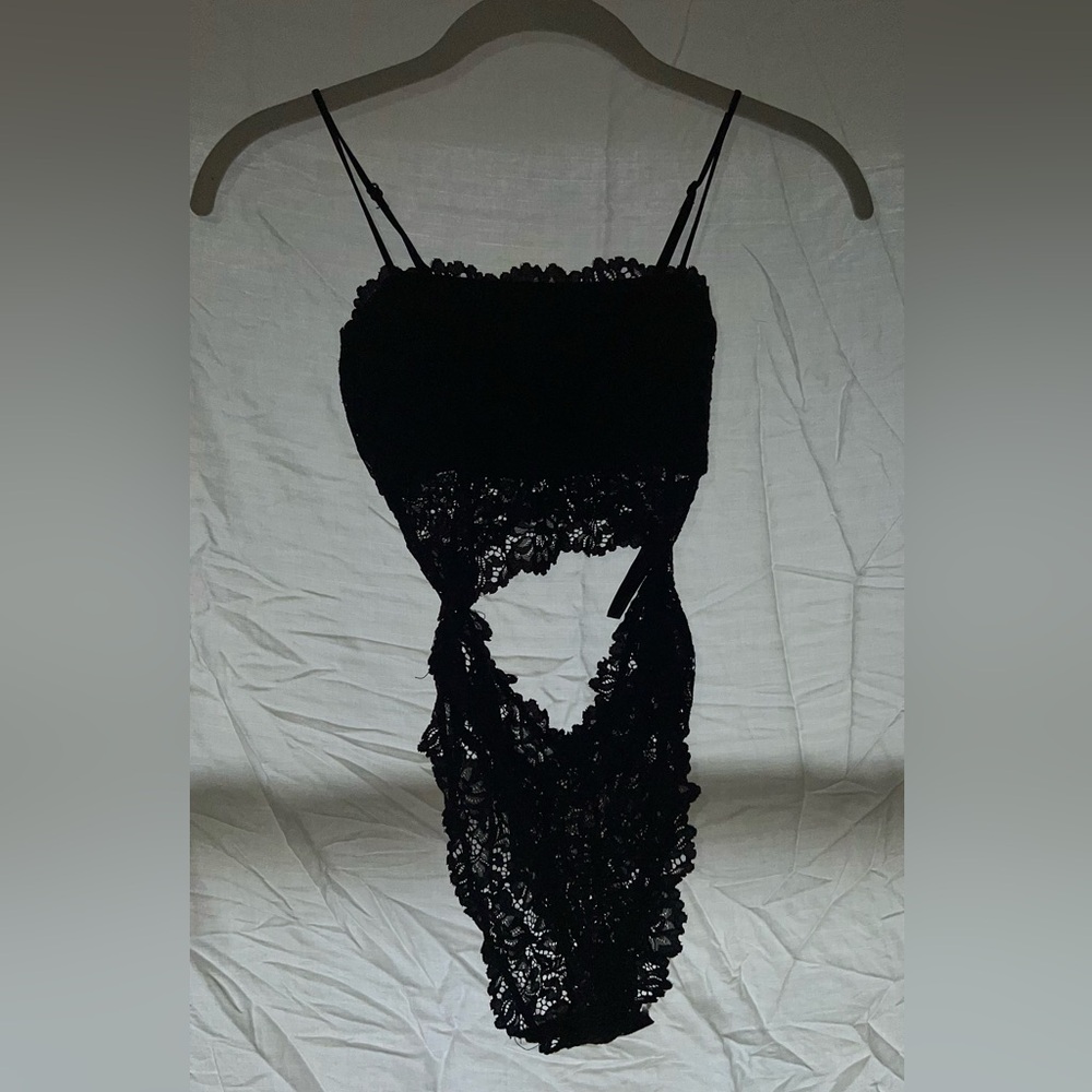 Out from under lace bodysuit